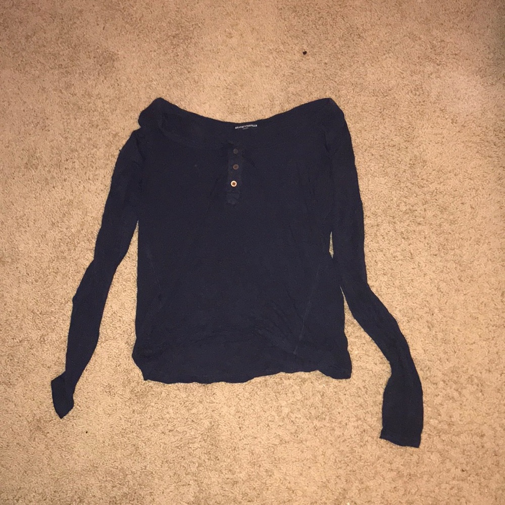 Navy blue Brandy Melville long sleeve